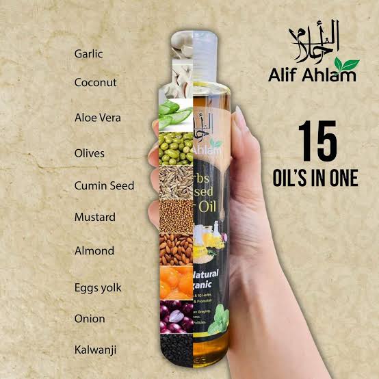 Alif Ahlam Herbs Infused Hair Oil